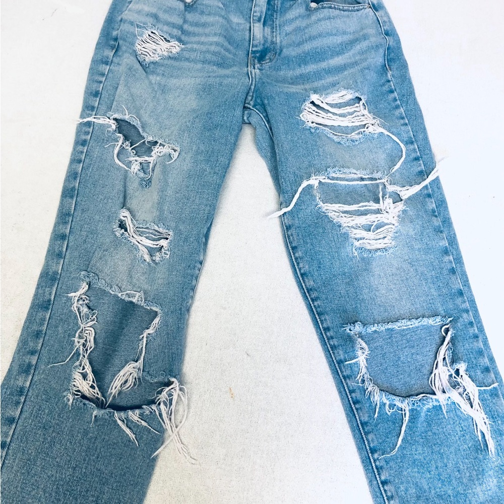 PACSUN DISTRESSED MOM JEANS SIZE 26 - Picture 2 of 11